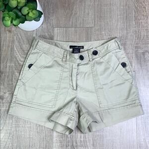 Willi Smith Women’s Khaki 6 Pocket Shorts